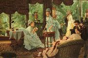 James Tissot In the Conservatory (Rivals) oil painting picture wholesale